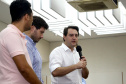 O governador Carlos Massa Ratinho Jr entregou nesta sexta(22) novas viaturas, aparelhos etolométricos e coletes balísticos às unidades da Polícia Militar que pertencem ao 2 Comando Regional - Londrina e região. Londrina,22/02/2019 Foto:Jaelson Lucas / ANPr