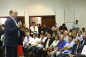 O governador Carlos Massa Ratinho Jr entregou nesta sexta(22) novas viaturas, aparelhos etolométricos e coletes balísticos às unidades da Polícia Militar que pertencem ao 2 Comando Regional - Londrina e região. Londrina,22/02/2019 Foto:Jaelson Lucas / ANPr