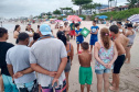Sanepar oferece atividades de recreação educativa nas praias. Foto: Thays Poletto