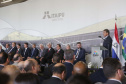 O governador em exercício Darci Piana participou nesta terça-feira (26), em Foz do Iguaçu, da cerimônia de posse do novo diretor-geral brasileiro da Itaipu Binacional, general Joaquim Silva e Luna, com as presenças do Presidente Jair Bolsonaro e do presidente do Paraguai, Mario Abdo Benítez; dos ministros almirante Bento Albuquerque, de Minas e Energia e Ernesto Araújo, de Relações Exteriores  - Foz do Iguaçu, 26/02/2019 - Foto: Arnaldo Alves/ANPr