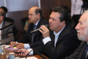Governador em exercício Darci Piana coordena reunião com equipe de Governo. Na foto, Secretário de Estado do Meio Ambiente e Recursos Hídricos, Márcio Nunes  -  Curitiba, 27/02/2019  -  Foto: Rodrigo Félix Leal/ANPr