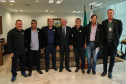 O governador em exercício Darci Piana recebe representantes SINDARUC ( Sindicatos Permissionários Centrais Abastecimento Alimentos) e o presidente da Ceasa, nesta quarta-feira (27) no Palácio Iguaçu.  Curitiba, 27/02/2019 -  Foto: Geraldo Bubniak/ANPr