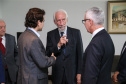 O governador em exercício Darci Piana recebe Presidente Cassio Telles e representates da OAB-PR, nesta quarta-feira (27) no Palácio Iguaçu.  O pedido de providencias  na PR-280 no sudoeste do Estado. Curitiba, 27/02/2019 -  Foto: Geraldo Bubniak/ANPr