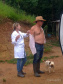 Equipe da secretaria da Saúde percorre as áreas mais remotas do município de Adrianópolis em busca de pessoas não vacinadas contra a febre amarela.  Adrianópolis, 28/02/2019  -  Foto: Divulgação SESA