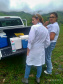 Equipe da secretaria da Saúde percorre as áreas mais remotas do município de Adrianópolis em busca de pessoas não vacinadas contra a febre amarela.  Adrianópolis, 28/02/2019  -  Foto: Divulgação SESA