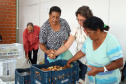 Por meio do Banco de Alimentos da Ceasa, hortigranjeiros são reaproveitados anualmente, evitando o desperdício e garantindo a segurança alimentar de cerca de 194 mil pessoas.Foto: Gilson Abreu/ANPr