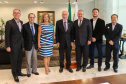 O governador em exercício Darci Piana recebe o presidente da Paraná Turismo, João Jacob Mehl  e representantes do G5 nesta quinta-feira (7) no Palácio Iguaçu.   Curitiba, 07/03/2019 -  Foto: Geraldo Bubniak/ANPr