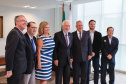 O governador em exercício Darci Piana recebe o presidente da Paraná Turismo, João Jacob Mehl  e representantes do G5 nesta quinta-feira (7) no Palácio Iguaçu.   Curitiba, 07/03/2019 -  Foto: Geraldo Bubniak/ANPr