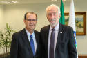 O governador em exercício Darci Piana recebe o presidente da Paraná Turismo, João Jacob Mehl  e representantes do G5 nesta quinta-feira (7) no Palácio Iguaçu.   Curitiba, 07/03/2019 -  Foto: Geraldo Bubniak/ANPr