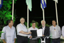 O governador em exercício Darci Piana, participa da abertura 45ª Expo Umuarama e 18ª Feira Internacional. Participaram: prefeito de Umuarama, Celso Pozzobom; os secretários: do Meio Ambiente e Recursos Hídricos, Márcio Nunes; da Agricultura, Norberto Ortigara; presidente da Sociedade Rural de Umuarama, Milton Gaiari; entre outros.Umuarama, 07-03-19.Foto: Arnaldo Alves / ANPr.
