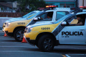 O 12º Batalhão da Polícia Militar do Paraná decidiu manter o efetivo que atende a área central de Curitiba exclusivamente feminino, nesta sexta-feira, 8 de Março. O policiamento de radiopatrulha é feito por mulheres. A iniciativa busca valorizá-las. Todas as policiais da unidade, tanto do serviço operacional quando do administrativo se reuniram as 6 horas no batalhão e, desde então, estão nas ruas do centro da capital atendendo ocorrências. Curitiba, 08/03/2019 - Foto: Soldado Priscila Carvalho
