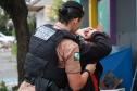 O 12º Batalhão da Polícia Militar do Paraná decidiu manter o efetivo que atende a área central de Curitiba exclusivamente feminino, nesta sexta-feira, 8 de Março. O policiamento de radiopatrulha é feito por mulheres. A iniciativa busca valorizá-las. Todas as policiais da unidade, tanto do serviço operacional quando do administrativo se reuniram as 6 horas no batalhão e, desde então, estão nas ruas do centro da capital atendendo ocorrências. Curitiba, 08/03/2019 - Foto: Soldado Priscila Carvalho