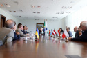 O governador em exercício Darci Piana se reuniu nesta sexta-feira (8) com 13 cônsules de países da Europa, Ásia e das Américas. A reunião no Palácio Iguaçu também contou com a participação do Chefe do Escritório de Representação do Ministério das Relações Exteriores no Paraná, embaixador Igor Kipman. Curitiba, 08/03/2019. Foto: Gilson Abreu/ANPr