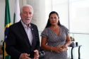 O governador em exercício Darci Piana se reuniu nesta sexta-feira (8) com 13 cônsules de países da Europa, Ásia e das Américas. A reunião no Palácio Iguaçu também contou com a participação do Chefe do Escritório de Representação do Ministério das Relações Exteriores no Paraná, embaixador Igor Kipman. Curitiba, 08/03/2019. Foto: Gilson Abreu/ANPr