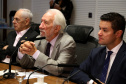 Reunião do secretariado coordenada pelo vice-governador Darci Piana. O secretário de Saúde, Beto Preto, esclareceu na reunião que o Paraná não vive momento de surto ou epidemia de qualquer doença, mas que é preciso reforçar a vacinação nas áreas de risco contra febre amarela, principalmente na região do Litoral.  Curitiba,  12/03/2019  -  Foto: Gilson Abreu/ANPr
