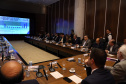 Reunião do secretariado coordenada pelo vice-governador Darci Piana. O secretário de Saúde, Beto Preto, esclareceu na reunião que o Paraná não vive momento de surto ou epidemia de qualquer doença, mas que é preciso reforçar a vacinação nas áreas de risco contra febre amarela, principalmente na região do Litoral.  Curitiba,  12/03/2019  -  Foto: Gilson Abreu/ANPr