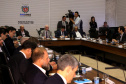 O agronegócio paranaense representa 33% do PIB do Estado, emprega 840 mil pessoas e é responsável por 70% das exportações, algo em torno de US$ 14 bilhões por ano, segundo apresentação feita pelo secretário da Agricultura e Abastecimento, Norberto Ortigara, na reunião de secretariado desta terça-feira (12).  -  Curitiba, 12/03/2019  -  Foto: Gilson Abreu/ANPr