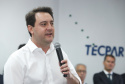 O governador Carlos Massa Ratinho Junior empossa a nova diretoria do Instituto de Tecnologia do Paraná (Tecpar). Tomam posse como diretor-presidente do Tecpar, Fabio Cammarota; diretora comercial, Danielle Portela; o diretor de Desenvolvimento Tecnológico e Inovação, Rafael Rodrigues; e diretor de Administração e Finanças, Arnaldo da Fonseca. Foto: Rodrigo Félix Leal/ANPr