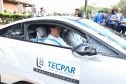 O governador Carlos Massa Ratinho Junior empossa a nova diretoria do Instituto de Tecnologia do Paraná (Tecpar). Tomam posse como diretor-presidente do Tecpar, Fabio Cammarota; diretora comercial, Danielle Portela; o diretor de Desenvolvimento Tecnológico e Inovação, Rafael Rodrigues; e diretor de Administração e Finanças, Arnaldo da Fonseca. Foto: Rodrigo Félix Leal/ANPr