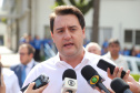 O governador Carlos Massa Ratinho Junior empossa a nova diretoria do Instituto de Tecnologia do Paraná (Tecpar). Tomam posse como diretor-presidente do Tecpar, Fabio Cammarota; diretora comercial, Danielle Portela; o diretor de Desenvolvimento Tecnológico e Inovação, Rafael Rodrigues; e diretor de Administração e Finanças, Arnaldo da Fonseca. Foto: José Fernando Ogura/ANPr