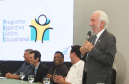 O governador Carlos Massa Ratinho Junior recebeu nesta quarta-feira (13), no Palácio Iguaçu, o campeão mundial de futebol Pelé. No evento, que contou com a presença de estudantes, atletas e ex-atletas, foram lançados a campanha Imposto Amigo do Esporte, do Governo do Estado, e o programa Esportivo Lúdico Educacional, de iniciativa de Pelé. - Curitiba, 13/03/2019 - Foto: Rodrigo Félix Leal/ANPr