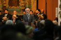 O vice governador Darci Piana no Memorial de Curitiba durante a abertura da 1ª Reunião do Grupo BRICS 2019, grupo econômico formado por autoridades do Brasil, Rússia, Índia, China e África do Sul para debater questões econômicas relacionadas aos países. Curitiba, 13/03/2019 -  Foto: Geraldo Bubniak/ANPr