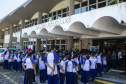 Alunos visitam Porto .  -  Paranaguá, 14/03/2019  -  Foto:Claudio Neves/ Divulgação APPA