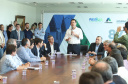 O governador Carlos Massa Ratinho Junior assinou nesta quinta-feira (14) contratos para a construção de 872 novas moradias populares em 15 municípios paranaenses. Os projetos foram desenvolvidos em diferentes programas coordenados pela Companhia de Habitação do Paraná (Cohapar) em parceria com as prefeituras e receberão investimentos de R$ 68,8 milhões. Foto: Rodrigo Felix Leal/ANPr