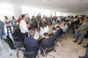 Governador Carlos Massa Ratinho Junior assina os contratos para a construção de 872 casas populares em 15 municípios paranaenses. Participaram da solenidade: presidente da Cohapar, Jorge Lange, secretários, prefeitos, empresários e lideranças dos municípios beneficiados.Curitiba, 14-03-19.Foto: Arnaldo Alves / ANPr.