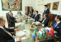O governador Carlos Massa Ratinho Junior recebeu nesta quinta-feira (14), no Palácio Iguaçu, embaixadores e cônsules da Rússia, China, Índia e África do Sul e reafirmou o interesse do Paraná em ampliar os negócios com esses países que, junto com o Brasil, formam o Brics.  -  Curitiba, 14/03/2019  -  Foto: Rodrigo Félix Leal/ANPr
