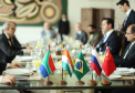 O governador Carlos Massa Ratinho Junior recebeu nesta quinta-feira (14), no Palácio Iguaçu, embaixadores e cônsules da Rússia, China, Índia e África do Sul e reafirmou o interesse do Paraná em ampliar os negócios com esses países que, junto com o Brasil, formam o Brics.  -  Curitiba, 14/03/2019  -  Foto: Rodrigo Félix Leal/ANPr