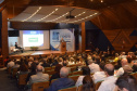  O secretário estadual da Saúde, Beto Preto, fez hoje a palestra de abertura oficial do 12o Seminário Femipa ? Federação das Santas Casas de Misericórdia e Hospitais Beneficentes do Paraná ? e falou sobre os programas do Governo para as instituições filantrópicas.Curitiba, 14/03/2019  -  Foto: Diogo Pracz/SESA