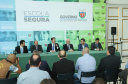 O governador Carlos Massa Ratinho Junior lançou nesta sexta-feira (15) o programa Escola Segura, que prevê uma série de medidas preventivas e protetivas de segurança que serão executadas na rede estadual de ensino. Curitiba,15/03/2019 Foto: Rodrigo Félix Leal/ANPr
