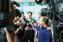 O governador Carlos Massa Ratinho Junior lançou nesta sexta-feira (15) o programa Escola Segura, que prevê uma série de medidas preventivas e protetivas de segurança que serão executadas na rede estadual de ensino. Curitiba,15/03/2019 Foto: Rodrigo Félix Leal/ANPr