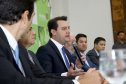 O governador Carlos Massa Ratinho Junior lançou nesta sexta-feira (15) o programa Escola Segura, que prevê uma série de medidas preventivas e protetivas de segurança que serão executadas na rede estadual de ensino. Curitiba,15/03/2019 Foto: Jaelson Lucas / ANPr