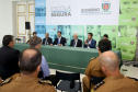 O governador Carlos Massa Ratinho Junior lançou nesta sexta-feira (15) o programa Escola Segura, que prevê uma série de medidas preventivas e protetivas de segurança que serão executadas na rede estadual de ensino. Curitiba,15/03/2019 Foto: Jaelson Lucas / ANPr
