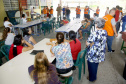 A Coordenadoria Estadual de Proteção e Defesa Civil realiza simulado de abandono com comunidade em área de risco de Morretes, no Litoral do Paraná. Morretes,16/03/2019 Foto:Jaelson Lucas ANPr