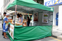 A Copasol Sul, cooperativa de agricultura familiar de Agudos do Sul, na Região Metropolitana de Curitiba, fez sua estreia em vendas diretas de seus produtos ao consumidor durante a Feira das Cooperativas, que acontece todas às sextas-feiras, em Curitiba.  Foto:SEAB