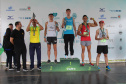 Em comemoração aos 67 anos do Batalhão de Polícia de Trânsito, 1,2 mil pessoas participaram da quarta edição da Corrida Solidária Provopar Estadual e BPTran neste domingo (17) em Curitiba. Os atletas, profissionais e amadores, correram 3 km, 5 km e 10 km em prol da solidariedade. Foto: Soldado Fernando Chauchuti/PMPR