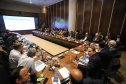 Governador Carlos Massa Ratinho Júnior coordena reunião com o secretariado  -  Curitiba, 19/03/2019  -  Foto: Rodrigo Félix Leal/ANPr