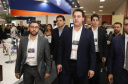O governador Carlos Massa Ratinho Júnior esteve nesta terça-feira (19) na Intermodal South America 2019, maior feira do setor de logística e comércio exterior da América Latina, onde o Estado está presente com um estande dos Portos do Paraná.  -  São Paulo, 19/03/2019  -  Foto: Rodrigo Félix Leal/ANPr