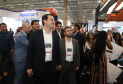 O governador Carlos Massa Ratinho Júnior esteve nesta terça-feira (19) na Intermodal South America 2019, maior feira do setor de logística e comércio exterior da América Latina, onde o Estado está presente com um estande dos Portos do Paraná.  -  São Paulo, 19/03/2019  -  Foto: Rodrigo Félix Leal/ANPr