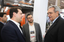 O governador Carlos Massa Ratinho Júnior esteve nesta terça-feira (19) na Intermodal South America 2019, maior feira do setor de logística e comércio exterior da América Latina, onde o Estado está presente com um estande dos Portos do Paraná.  -  São Paulo, 19/03/2019  -  Foto: Rodrigo Félix Leal/ANPr