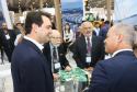 O governador Carlos Massa Ratinho Júnior esteve nesta terça-feira (19) na Intermodal South America 2019, maior feira do setor de logística e comércio exterior da América Latina, onde o Estado está presente com um estande dos Portos do Paraná.  -  São Paulo, 19/03/2019  -  Foto: Rodrigo Félix Leal/ANPr
