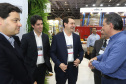 O governador Carlos Massa Ratinho Júnior esteve nesta terça-feira (19) na Intermodal South America 2019, maior feira do setor de logística e comércio exterior da América Latina, onde o Estado está presente com um estande dos Portos do Paraná.  -  São Paulo, 19/03/2019  -  Foto: Rodrigo Félix Leal/ANPr