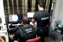A Polícia Civil do Paraná deflagrou nesta terça-feira (19) a Operação ?Proteção Integral? com o objetivo de combater o abuso e a exploração sexual de crianças e adolescentes. Onze mandados de busca e apreensão foram cumpridos em oito cidades do Estado ? Curitiba, Almirante Tamandaré, Londrina, Foz do Iguaçu, Cascavel, Palmas, Pato Branco e Cambé.  -  Curitiba, 19/03/2019  -  Foto: Divulgação PCPR