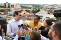 Governador Carlos Massa Ratinho Junior libera recursos para pavimentação asfáltica em Araucária.  -  Araucária, 20/03/2019  -  Foto: José Fernando Ogura/ANPr