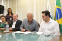 Governador Carlos Massa Ratinho Junior libera recursos para pavimentação asfáltica em Araucária.  -  Araucária, 20/03/2019  -  Foto: José Fernando Ogura/ANPr