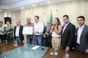 Governador Carlos Massa Ratinho Junior libera recursos para pavimentação asfáltica em Araucária.  -  Araucária, 20/03/2019  -  Foto: José Fernando Ogura/ANPr