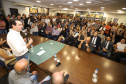 Governador Carlos Massa Ratinho Junior libera recursos para pavimentação asfáltica em Araucária.  -  Araucária, 20/03/2019  -  Foto: José Fernando Ogura/ANPr
